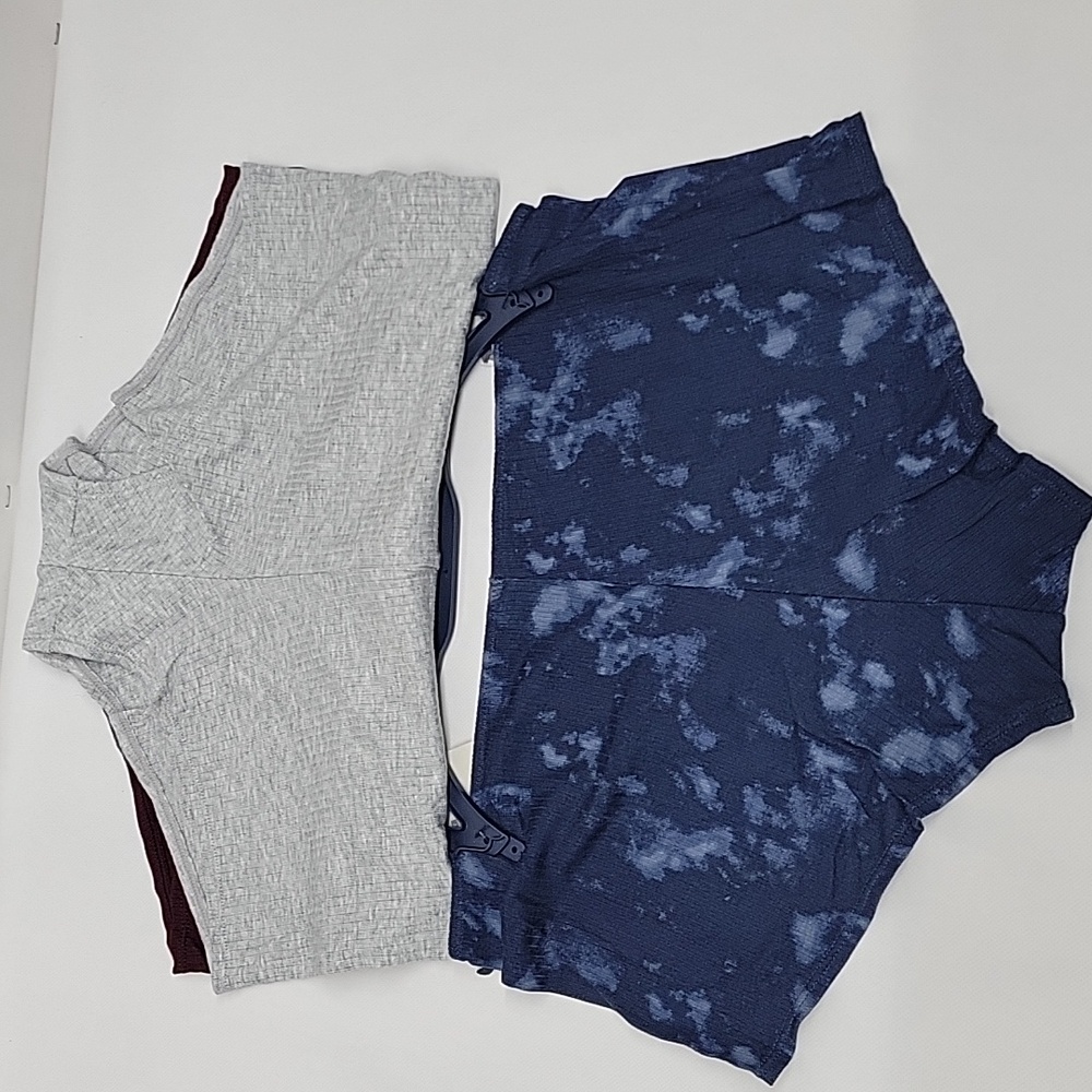 Lucky Brand Women's Boyshorts Set - Blue, Gray, Red - Picture 5 of 6